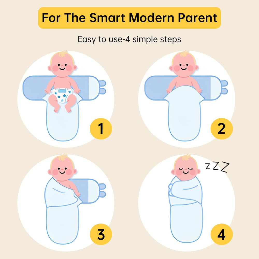 EUBUY soft breathable swaddle cloth gentle sleep comfort