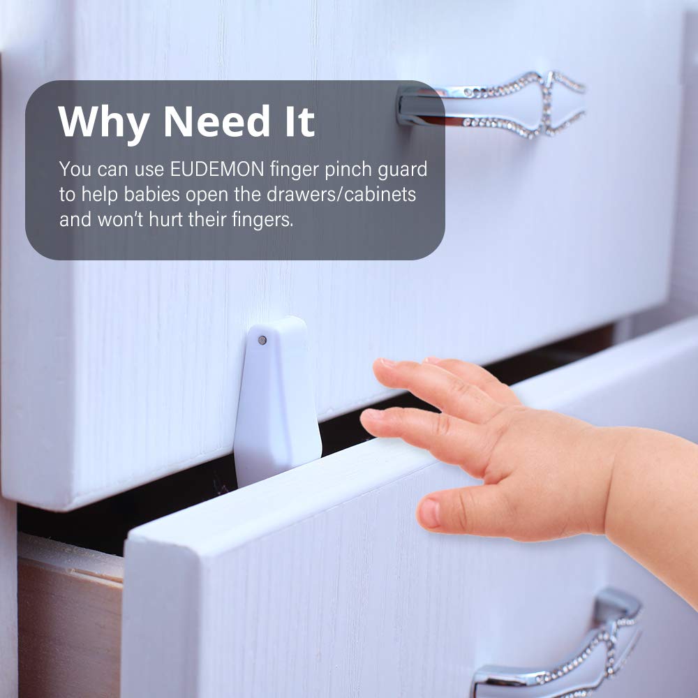 EUDEMON abs-material-drawer-stop durable ABS construction for lasting safety