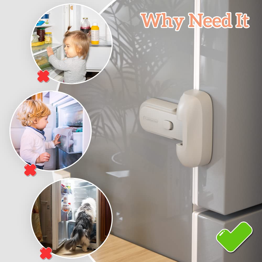 EUDEMON ABS material fridge lock highlights durable, everyday safety.
