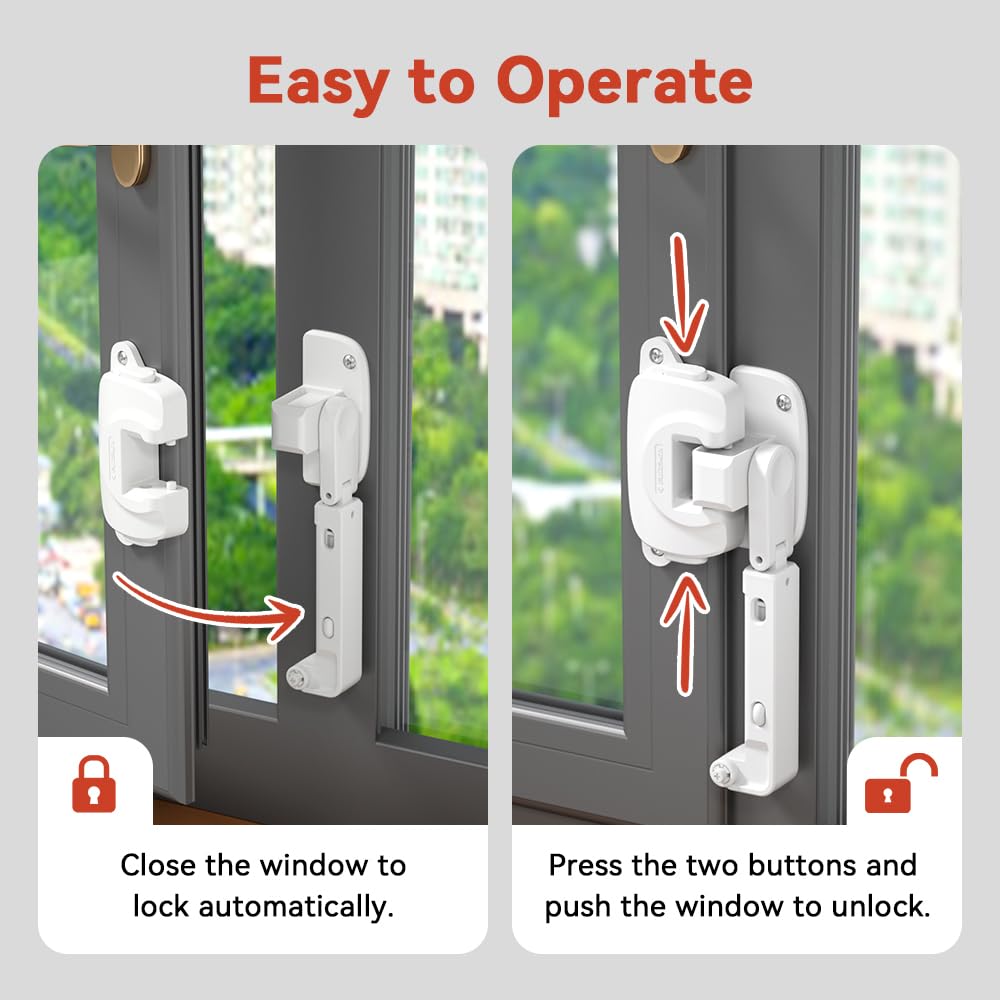 EUDEMON beveled-edges compatibility fits rounded window frames.