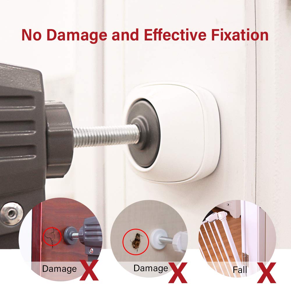 EUDEMON door-frame protection illustrates guarding trim during gate use.