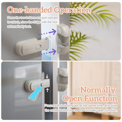 EUDEMON fridge lock one-handed operation eases daily use for adults.