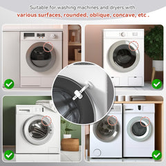 EUDEMON front-load door prop installation demonstrates easy setup for safer laundry.
