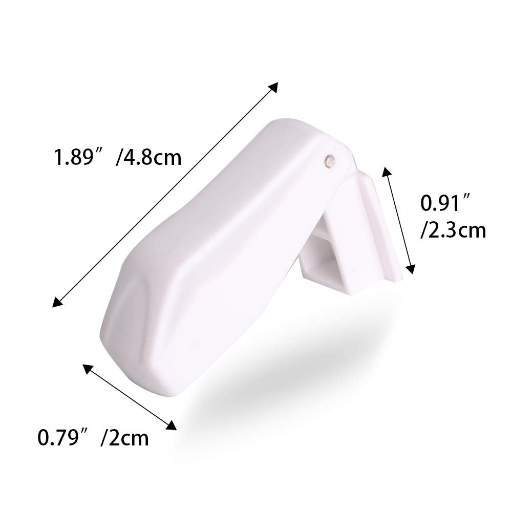 EUDEMON no-drill-adhesive-drawer-stop attaches easily, then remains secure