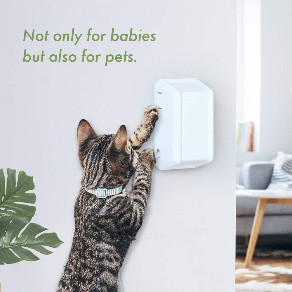 EUDEMON outlet cover box in use with children-safe design and quick access for adults