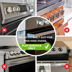 EUDEMON oven lock clear white on door demonstrates visibility and quick one handed access