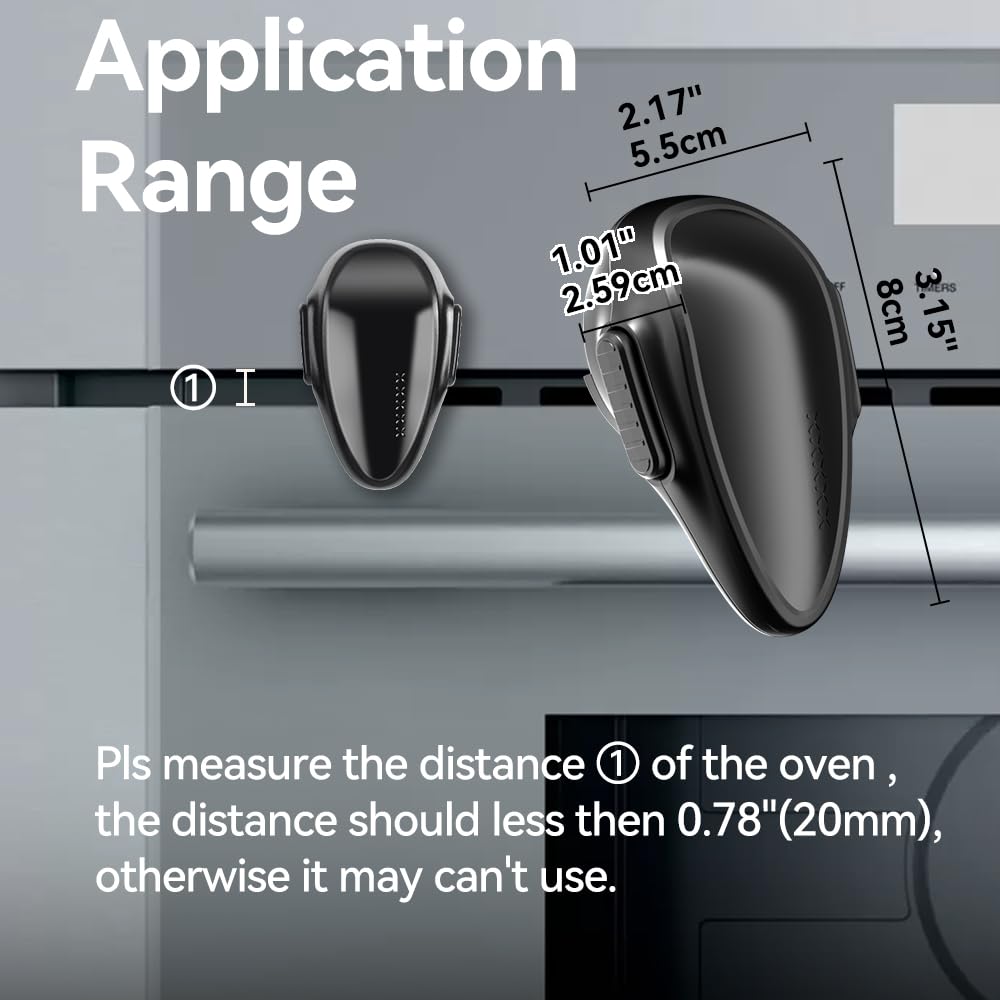 EUDEMON oven lock easy-install process on flat surface