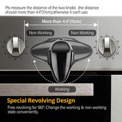 EUDEMON oven lock heat-resistant tape anchors securely without tools