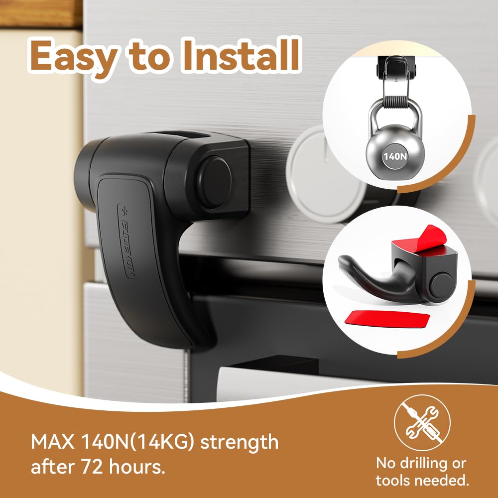 EUDEMON secure-fit image conveys reliable protection against curious little hands.