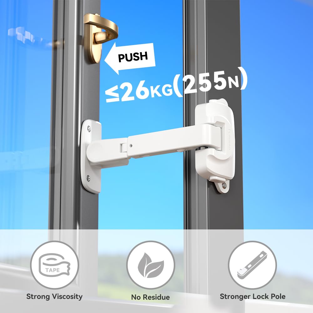EUDEMON push-unlock close-lock action demonstrates adult-friendly operation.