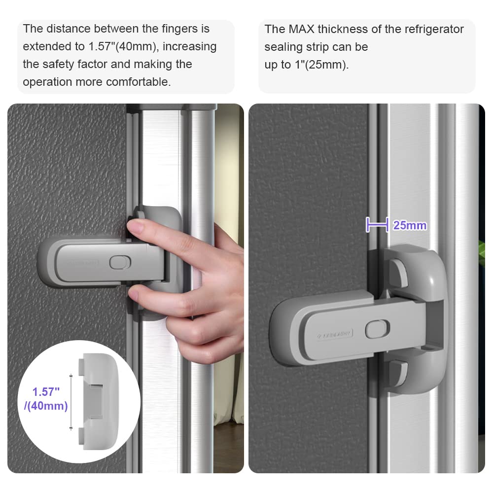 EUDEMON rotatable lock head at 120 degrees enables versatile mounting.