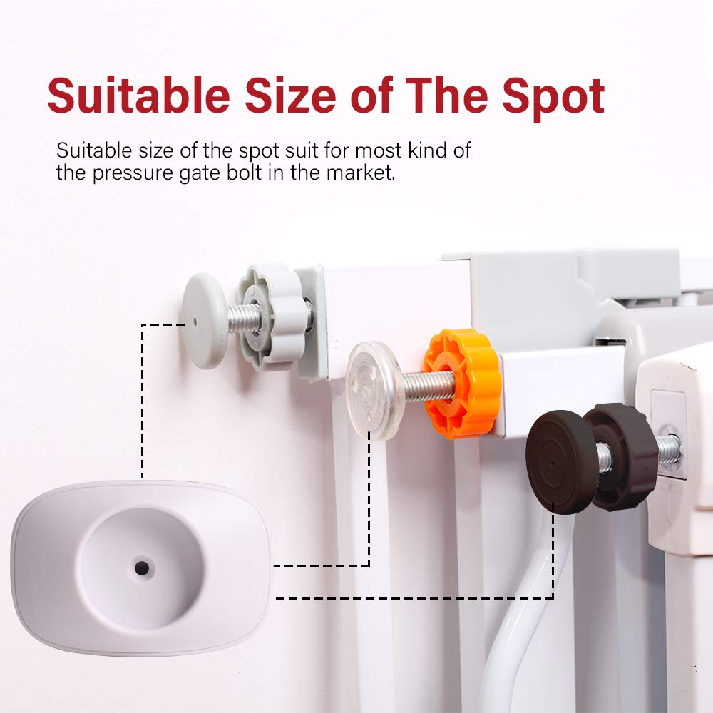 EUDEMON safety guard for baby gate boosts durability and gentle contact.