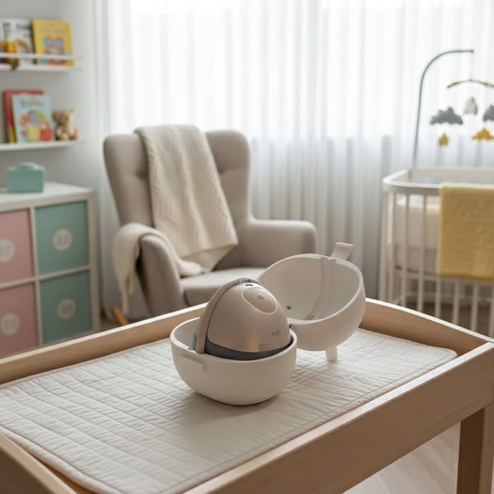 Eufy breast pump case easy-clean design simplifies post-pumping cleanup