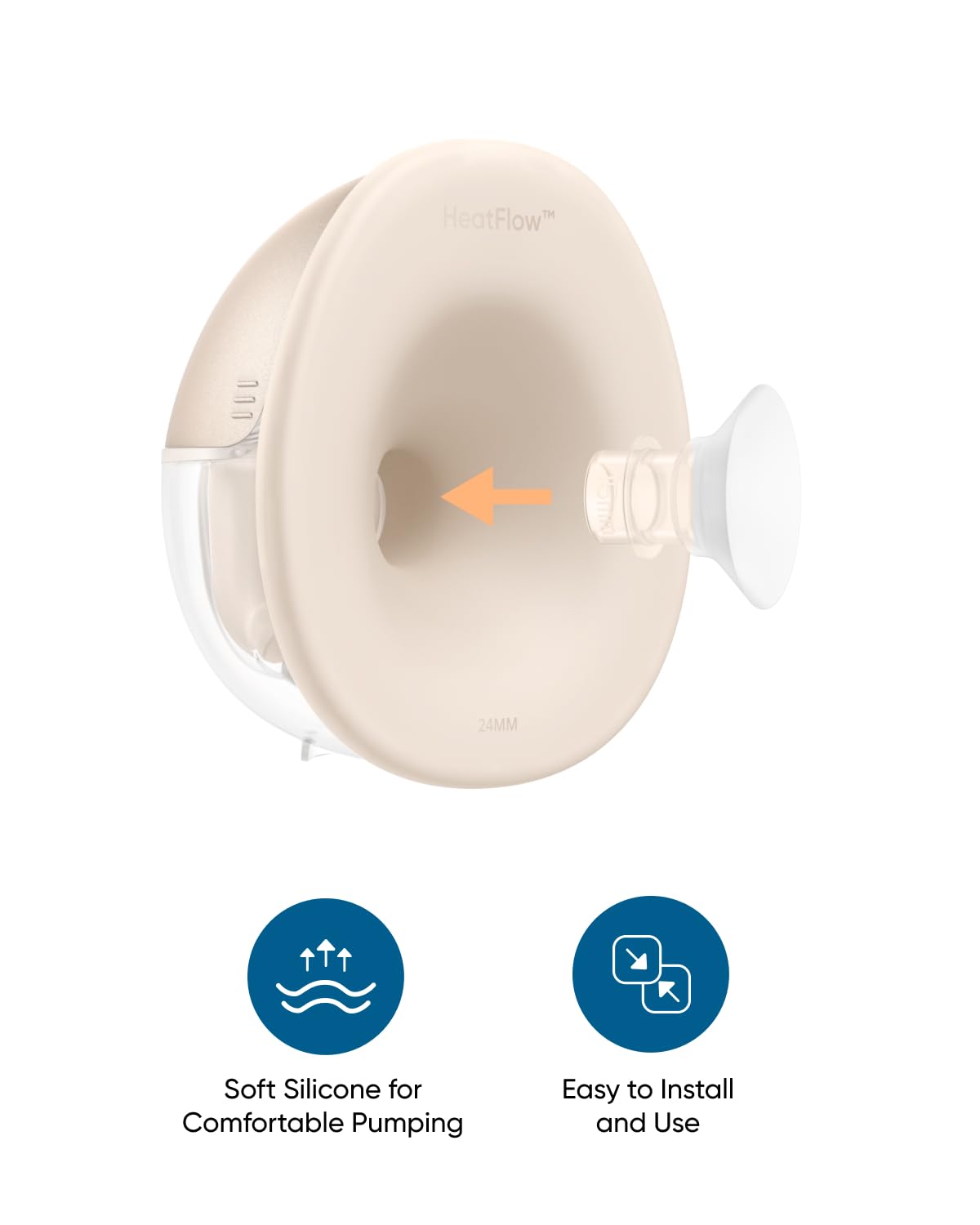 eufy breast pump inserts easy-install presentation highlighting quick setup and reliable performance.