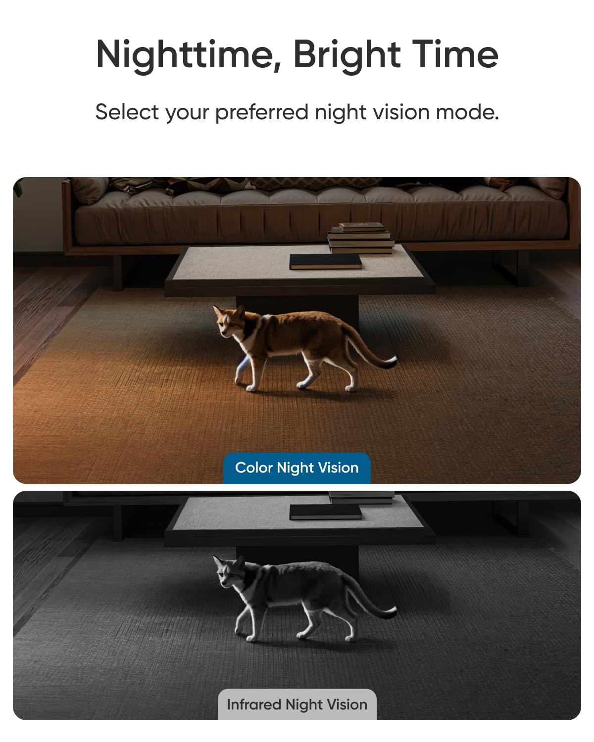 eufy Security E30 integrated spotlight aids night surveillance and acts as a deterrent