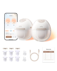 eufy Security heated-breast-pump wearable in hands-free pumping use