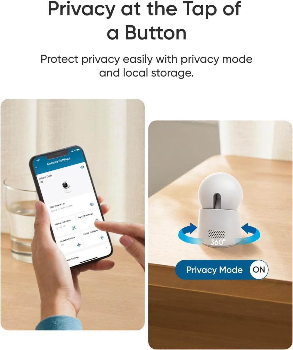 eufy Security E30 panoramic view with quick focus for fast area selection