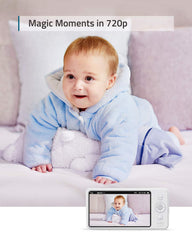 eufy Security SpaceView Pro 5inch screen display helps parents see details clearly