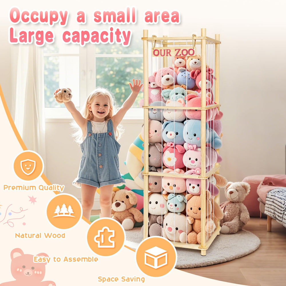 EULXSUD wooden unit features smooth rounded edges for safer playtime.