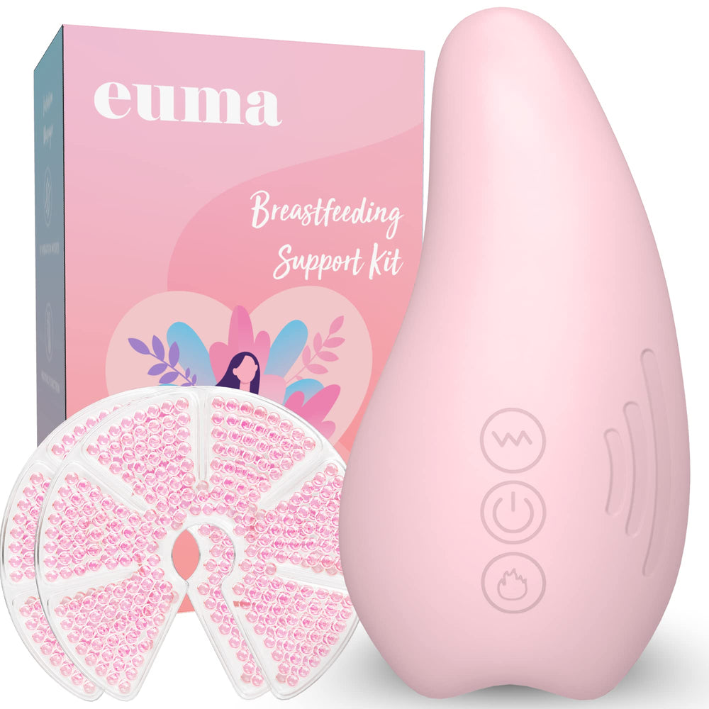 Euma Love breast massager with heat tip for use during nursing