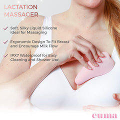 Euma Love lactation massager with 10 vibration modes for targeted relief