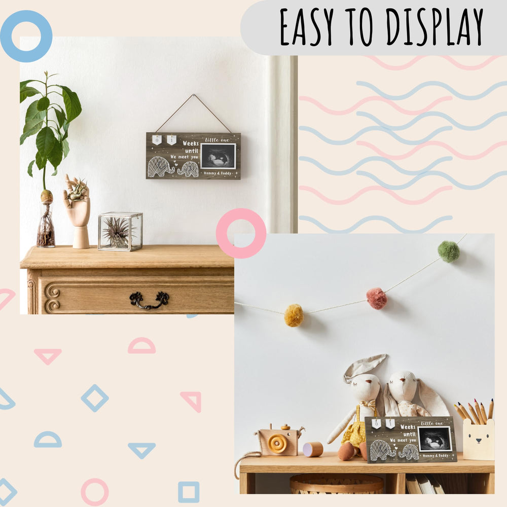 EURSET frame includes kickstand for tabletop display and casual placement.