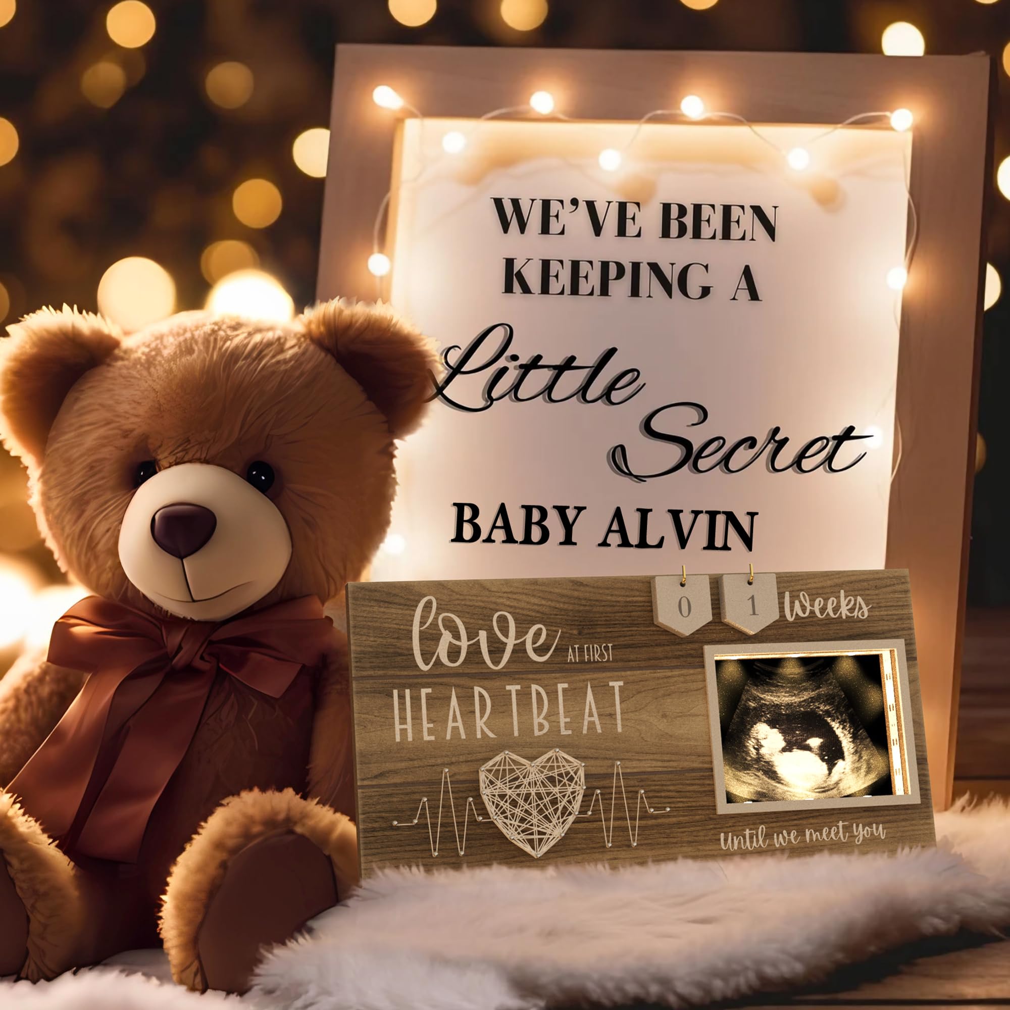 EURSET pregnancy gift idea suitable for gender reveal, baby shower, or keepsake gifting.