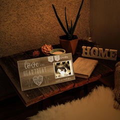 EURSET premium MDF wood frame with real glass preserves ultrasound memories beautifully.