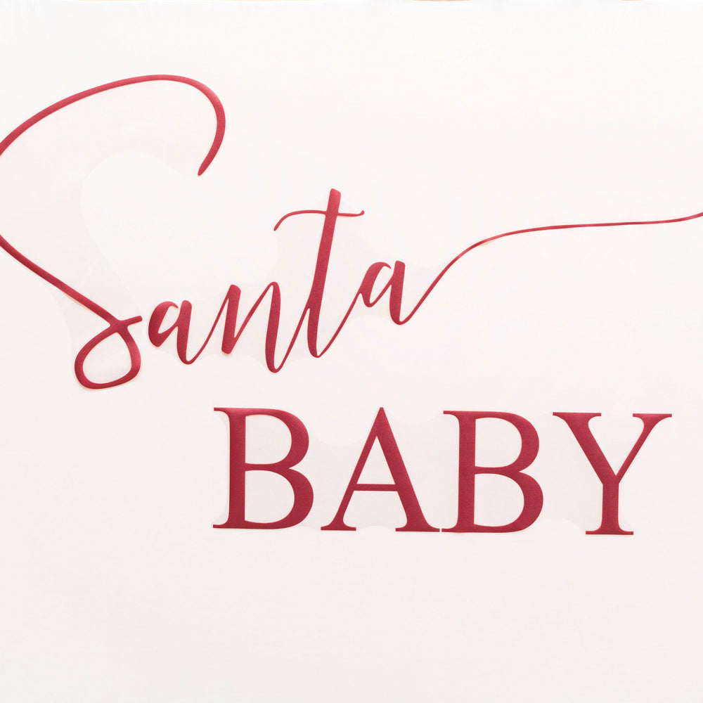 Eurteka Santa Baby Decal easy-application leaves no messy residue.