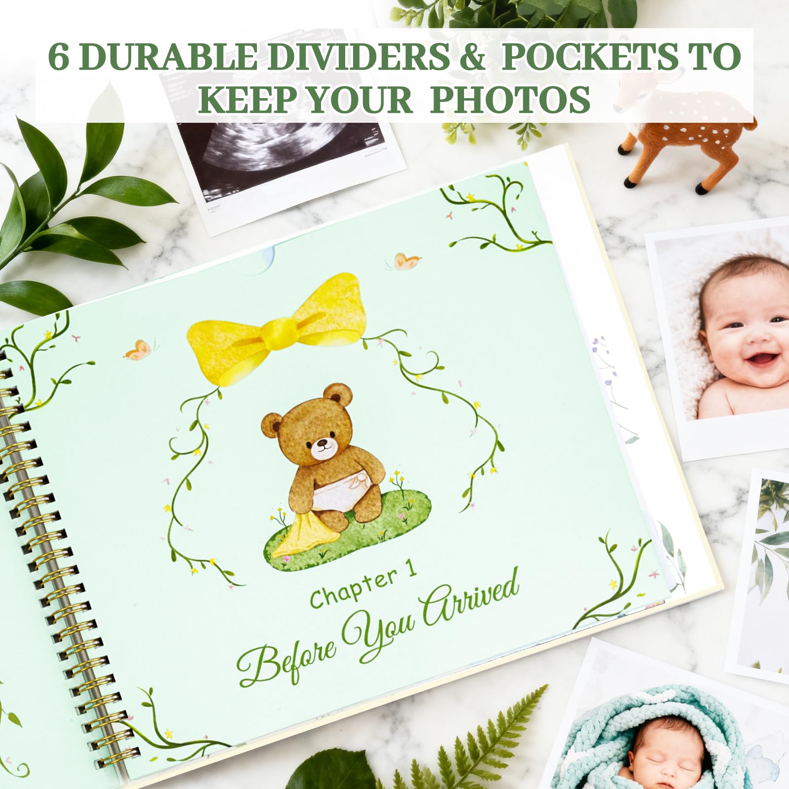 EUUBIRD memory book pages guide 118 prompts from birth onward