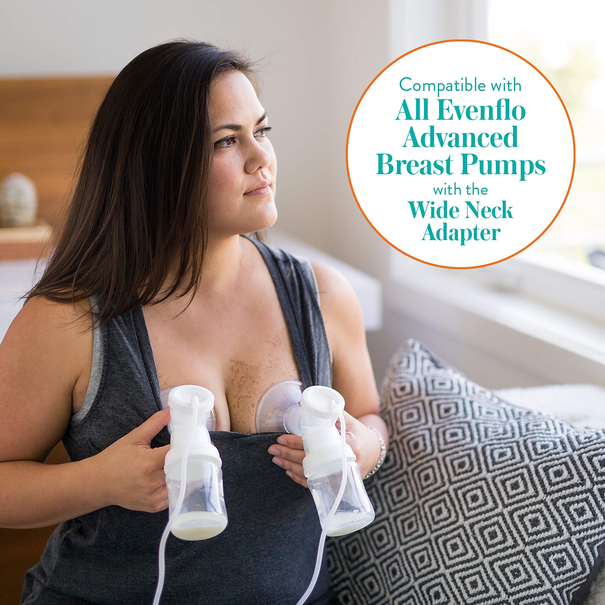 Evenflo 9-ounce bottle set comes in a convenient six-pack.