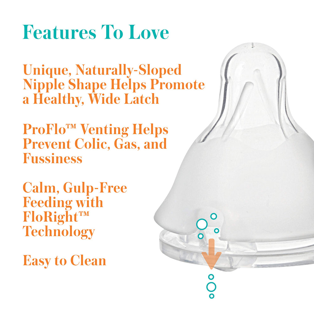 Evenflo Balance Plus bottle anti-gas venting supports comfortable post-feeding experiences.