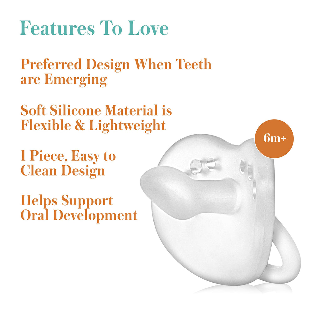 Evenflo Balance Plus Stage 2 pacifier orthodontic shape aiding teething comfort