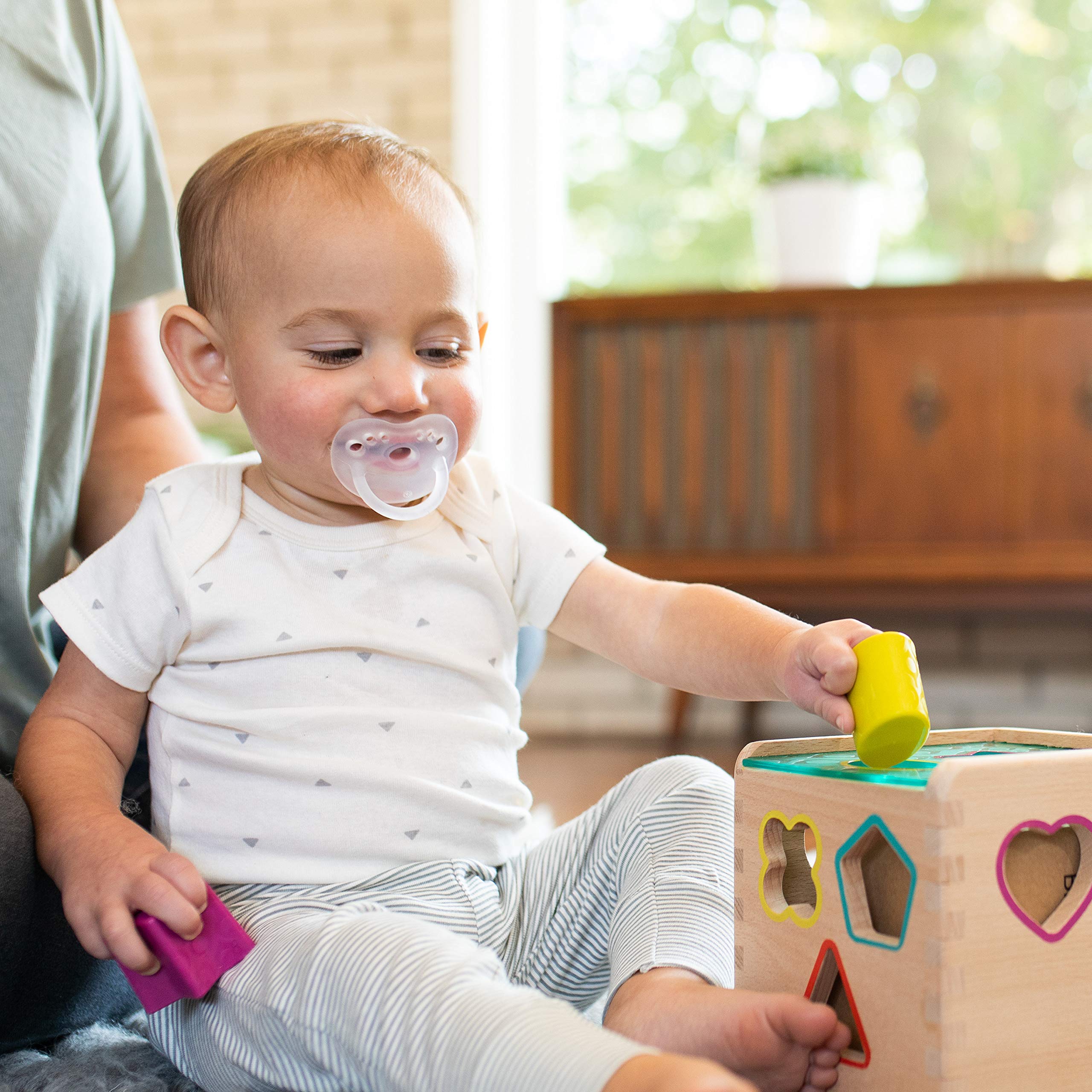 Evenflo Balance Plus Stage 2 pacifier for 6 months and up teething routines
