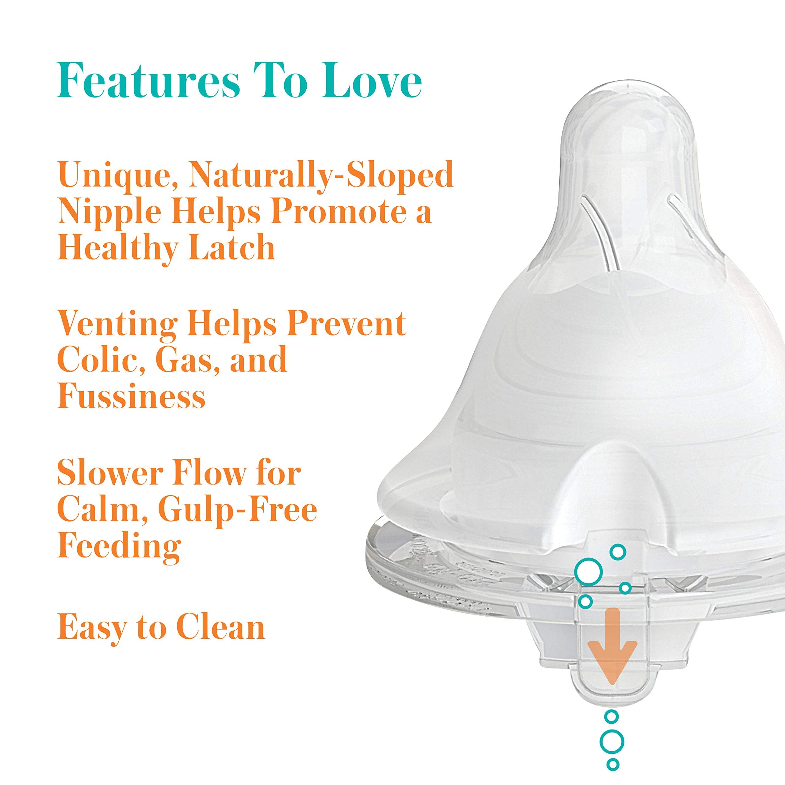 Evenflo bottle BPA-free and made with FDA-approved food-grade materials.