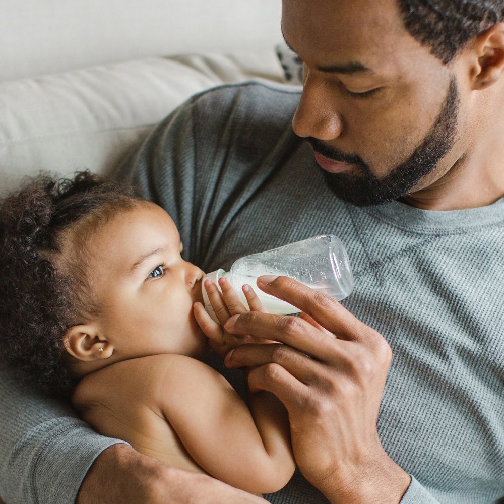 Evenflo classic glass twist bottle ergonomic shape provides comfortable feeding for you and baby