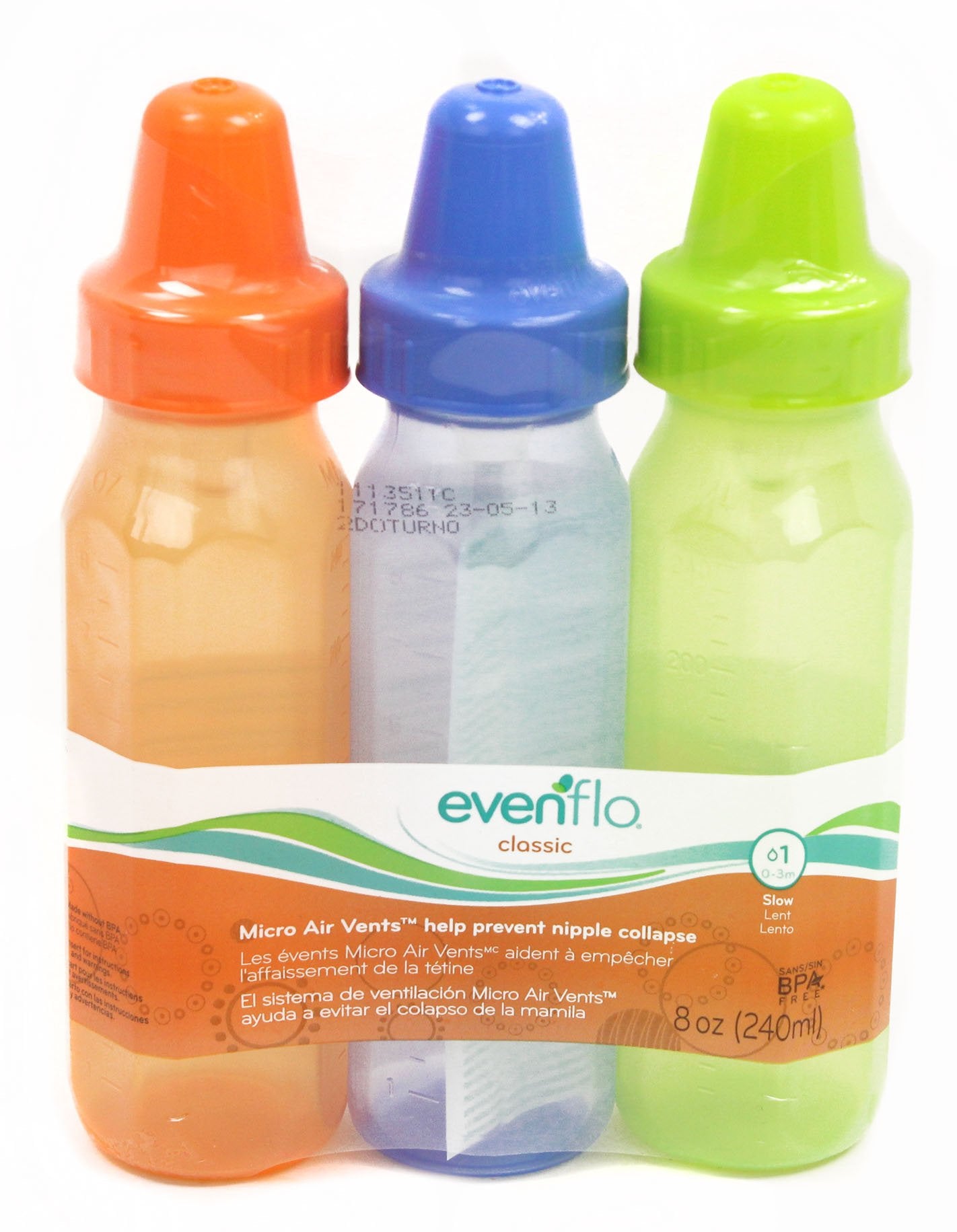 Evenflo classic nurser 8oz front view for newborn feeds.