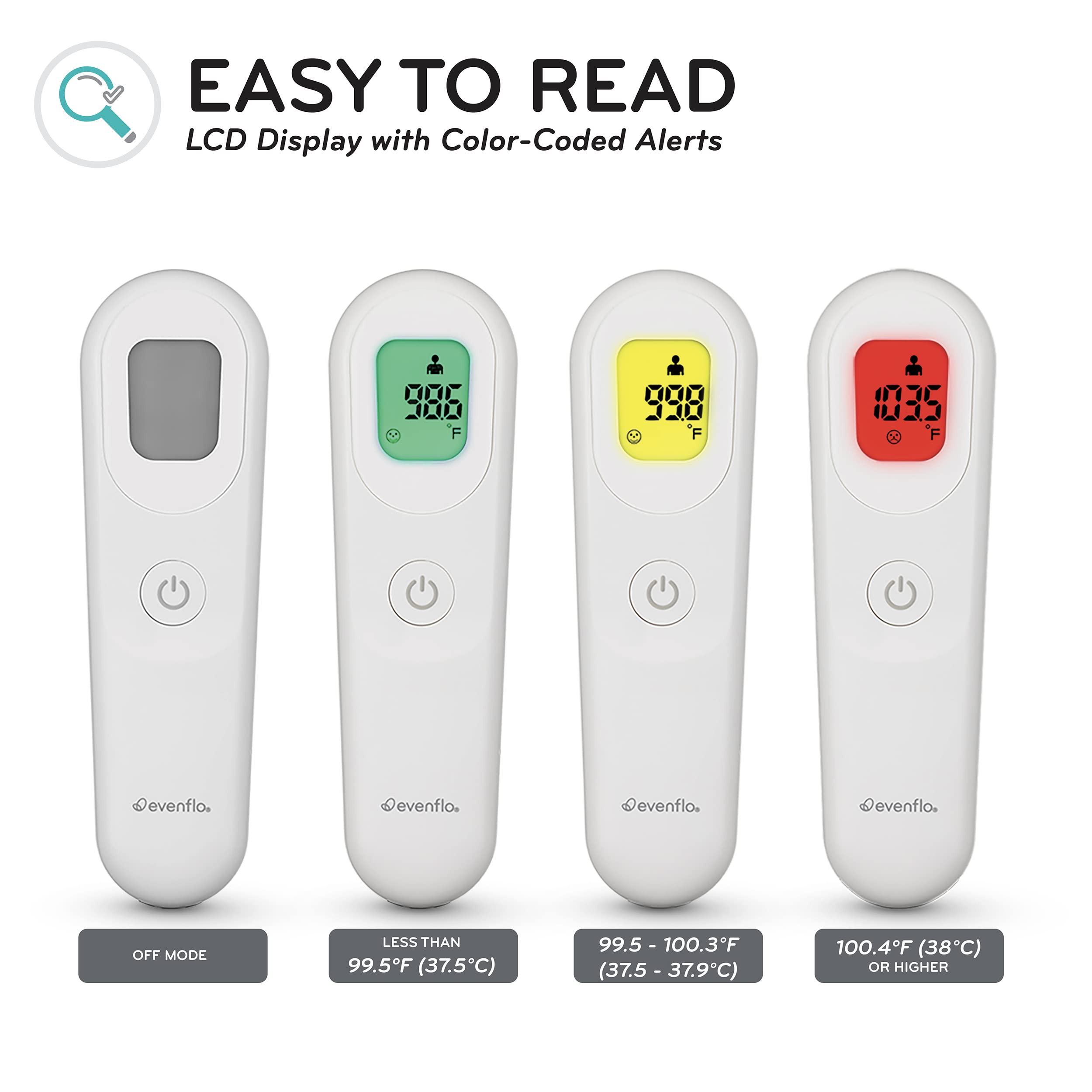 Evenflo PreciseRead bathwater-use ensures safe, touch-free bath temperature checks