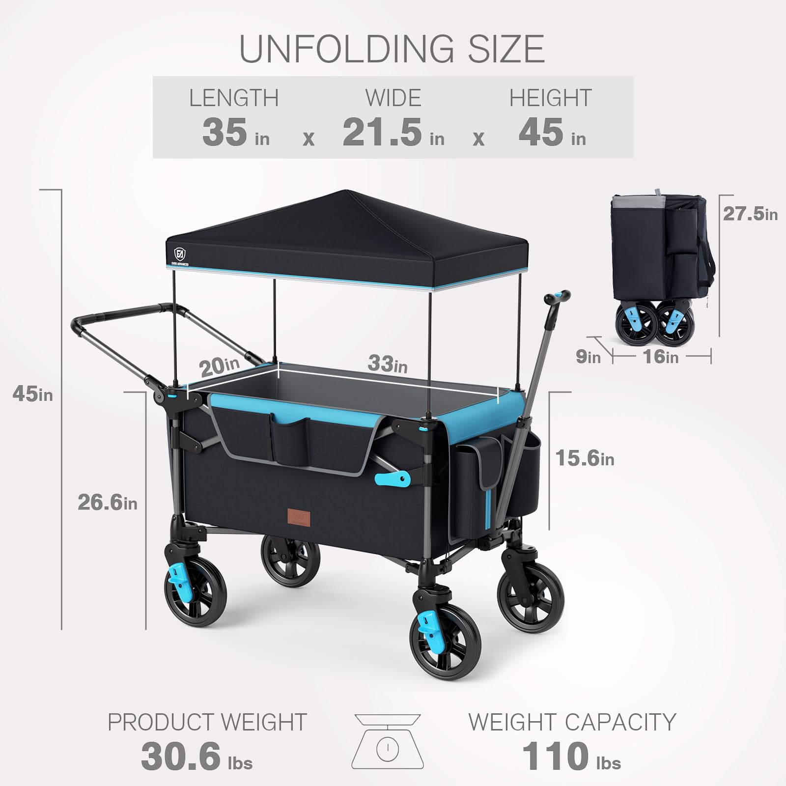 Ever Advanced Ultra-Compact Wagon 3-point safety belt enhances child security.