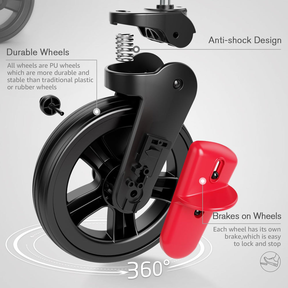 Ever Advanced Ultra-Compact Wagon 3-point safety belts help keep young riders secure.