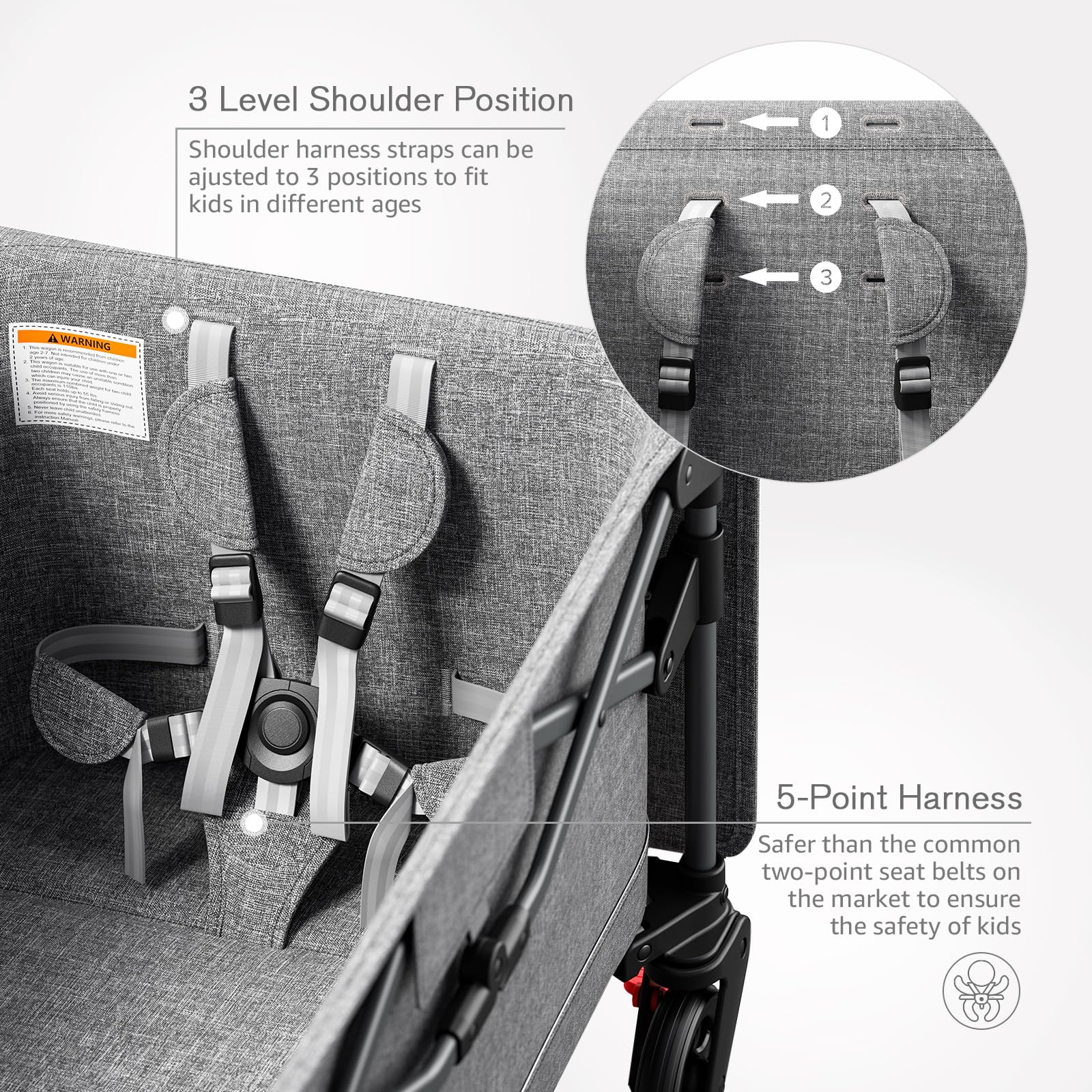 Ever Advanced upgraded all-terrain wheels deliver smooth rides across surfaces