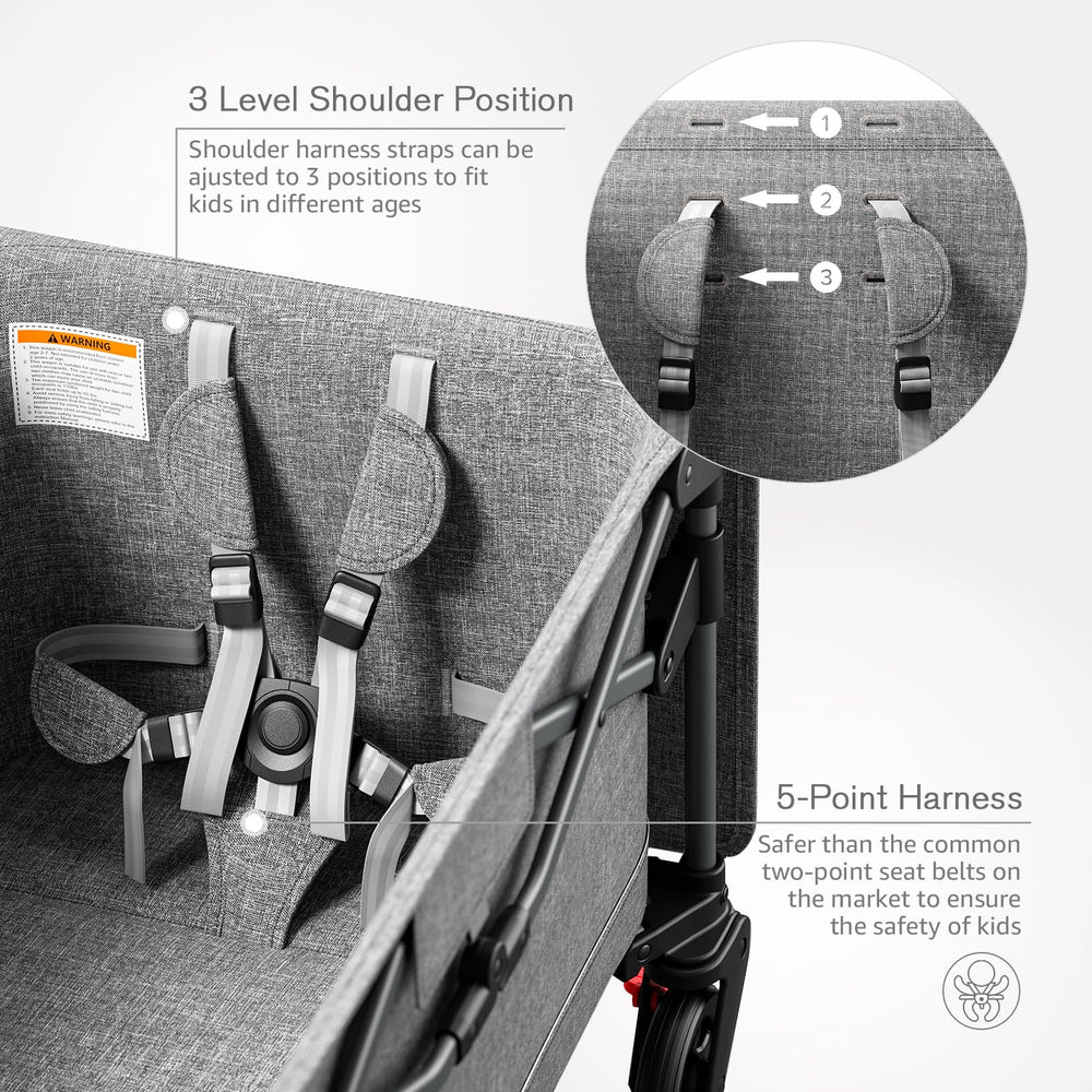 Ever Advanced upgraded all-terrain wheels deliver smooth rides across surfaces