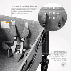 Ever Advanced upgraded all-terrain wheels deliver smooth rides across surfaces