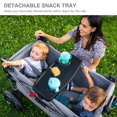 EVER ADVANCED wagon adjustable handle enabling ergonomic steering