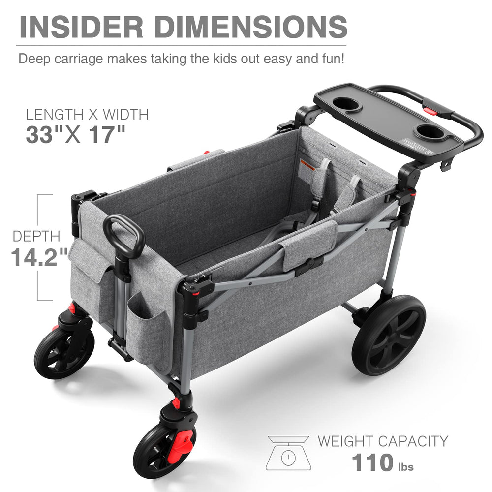 EVER ADVANCED wagon durable 300D fabric and steel frame for daily use