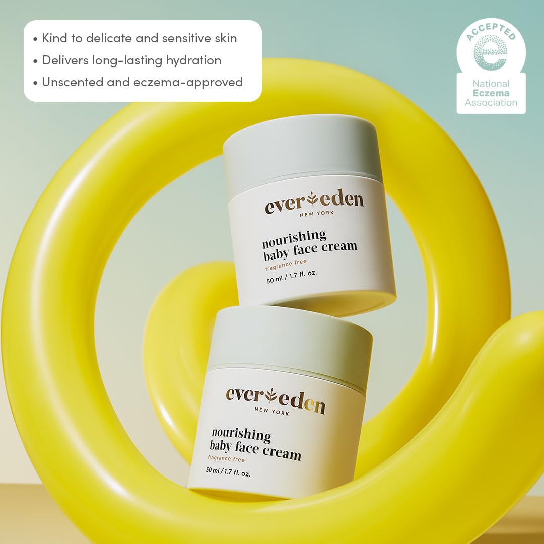 Evereden Fragrance-free formulation communicates allergy-friendly, gentle daily care.