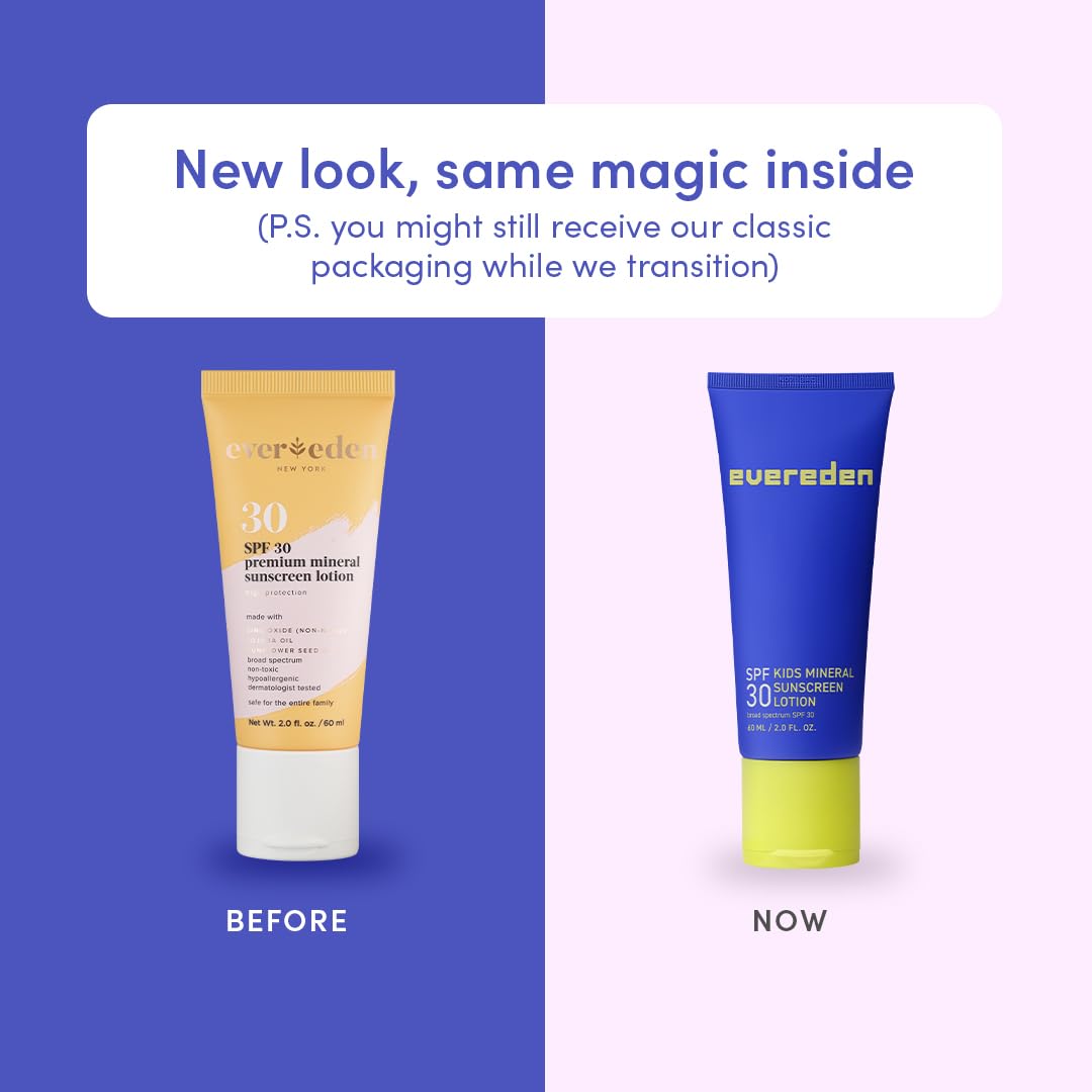 Evereden sunscreen application on skin demonstrates smooth, non-streaky coverage for families.