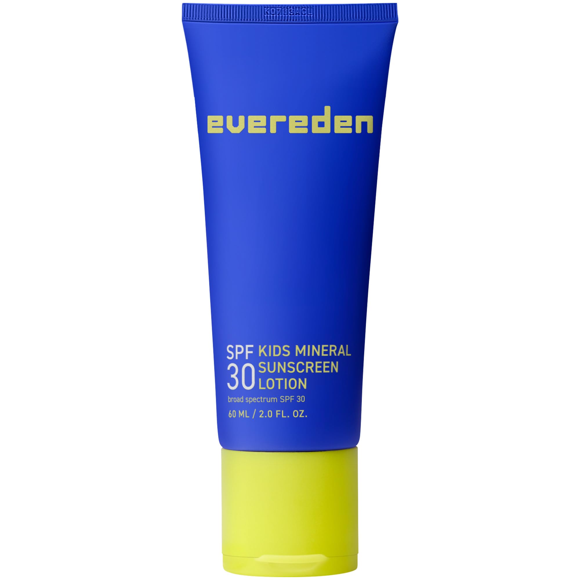 Evereden Premium Mineral Sunscreen SPF 30 bottle showing non-nano zinc oxide protection.
