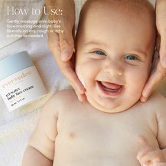 Evereden Tri-Water Face Cream aloe water drops showcase hydrating skin-soothing care for kids.