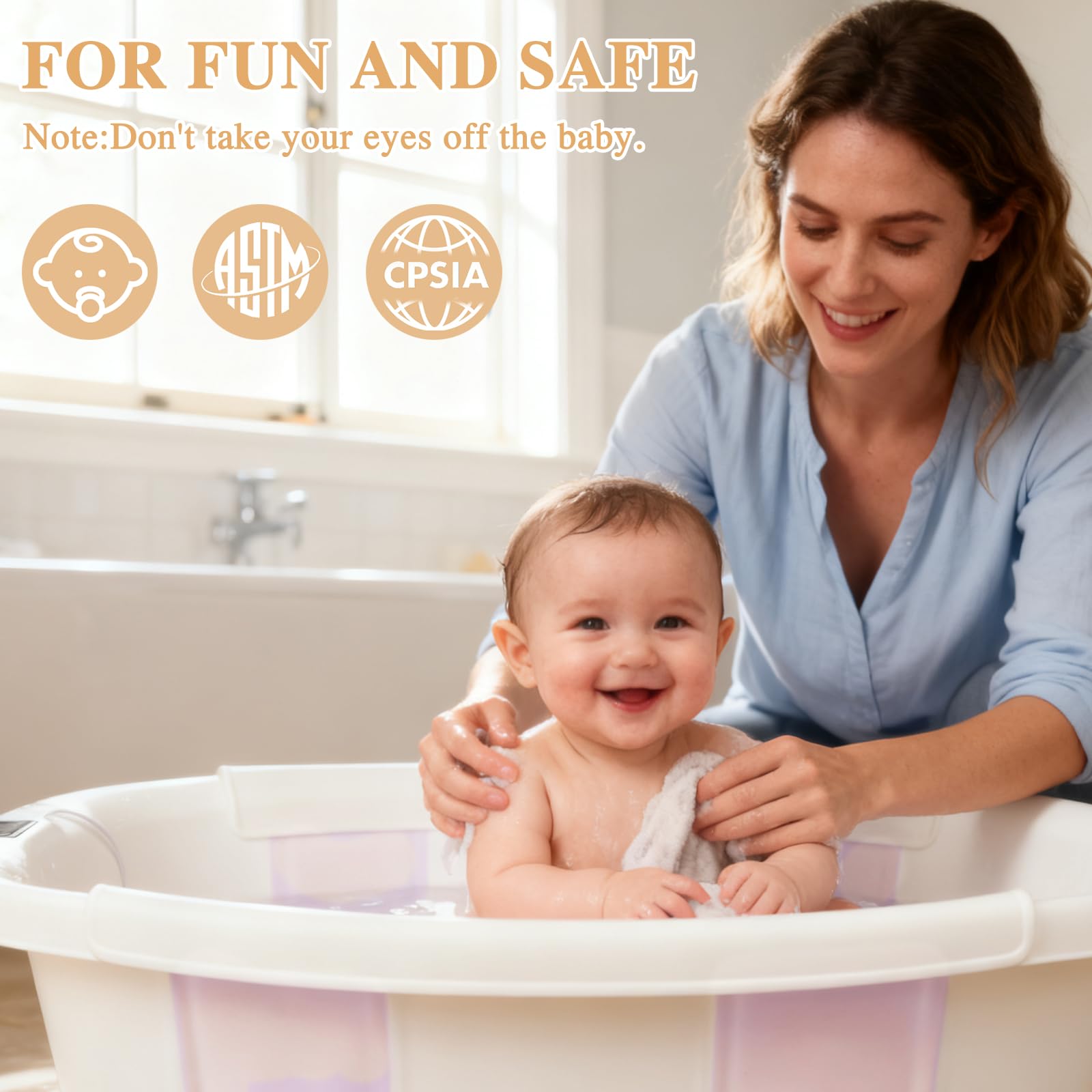 EverKiddo bathtub wall hook storage keeps bath area organized